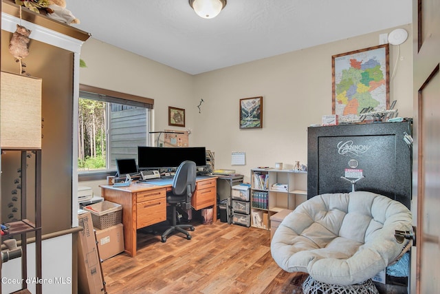 20770 N Penobscot Rd, Rathdrum, ID 83858 - office with light wood-style floors