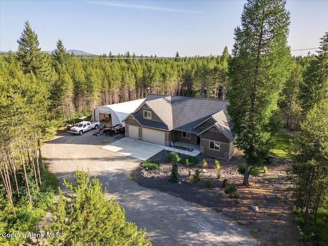 20770 N Penobscot Rd, Rathdrum, ID 83858 - view from above of property