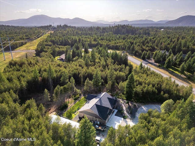20770 N Penobscot Rd, Rathdrum, ID 83858 - aerial view of a heavily wooded area and mountains