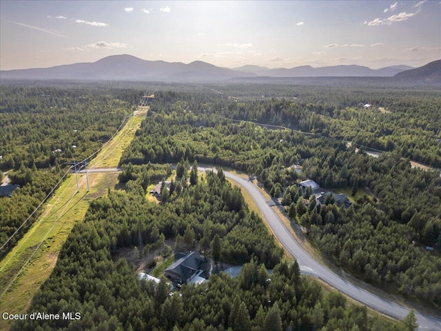 20770 N Penobscot Rd, Rathdrum, ID 83858 - view of property location with a mountain backdrop