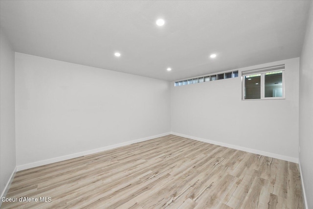 1217 E Montana Ave, Coeur Dalene, ID 83814 - below grade area with recessed lighting and wood finished floors