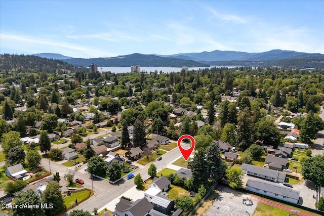 1217 E Montana Ave, Coeur Dalene, ID 83814 - bird's eye view of a water and mountain view