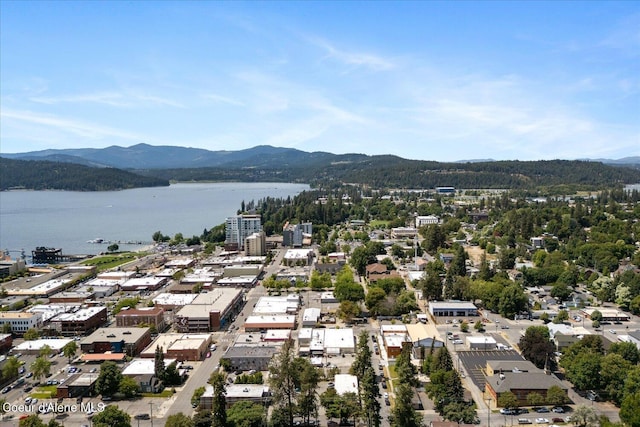 1217 E Montana Ave, Coeur Dalene, ID 83814 - aerial view of a water and mountain view