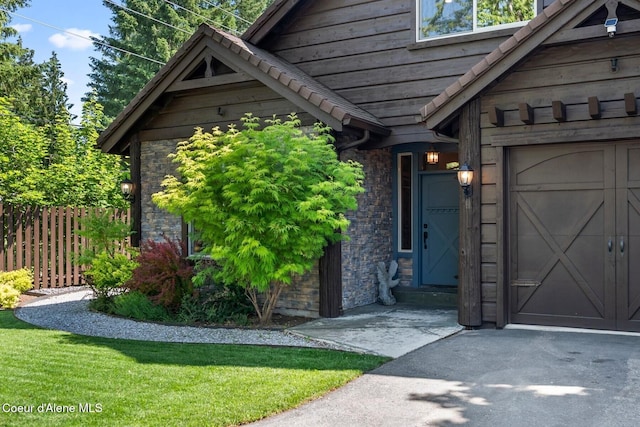 11 Canoe Cv, Dover, ID 83825 - view of exterior entry featuring stone siding
