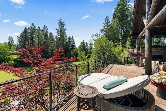 11 Canoe Cv, Dover, ID 83825 - view of deck
