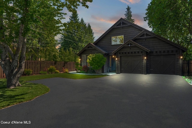 11 Canoe Cv, Dover, ID 83825 - view of front facade with asphalt driveway and a garage