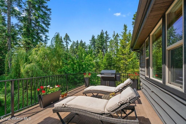 3742 W Cielo View Ct, Coeur Dalene, ID 83814 - deck with grilling area