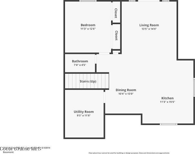 3742 W Cielo View Ct, Coeur Dalene, ID 83814 - view of home floor plan