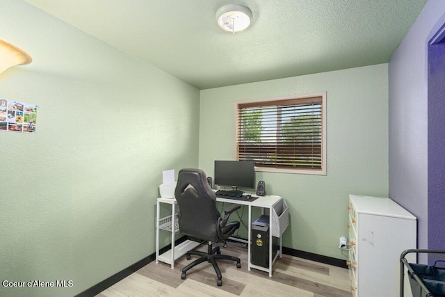 1503 E 3rd Ave, Post Falls, ID 83854 - office area featuring light wood-style floors and baseboards