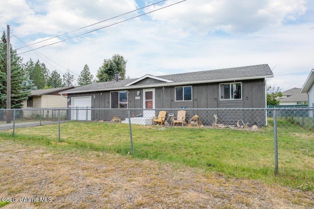 1503 E 3rd Ave, Post Falls, ID 83854 - ranch-style home with a garage and a fenced backyard