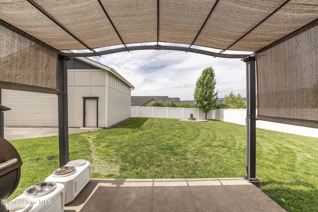 13417 N Halley St, Rathdrum, ID 83858 - view of fenced backyard