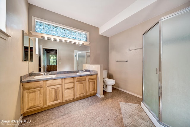 4900 E Hudlow Rd, Hayden, ID 83835 - full bath with a shower stall and double vanity