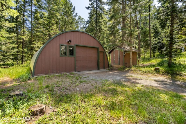 4900 E Hudlow Rd, Hayden, ID 83835 - detached garage with driveway