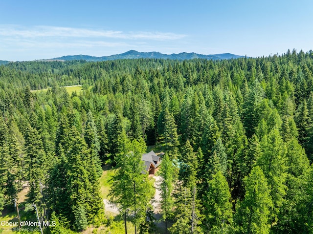 4900 E Hudlow Rd, Hayden, ID 83835 - aerial view of a mountainous background