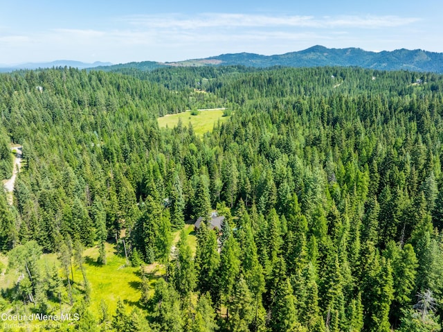 4900 E Hudlow Rd, Hayden, ID 83835 - aerial view of a mountain backdrop