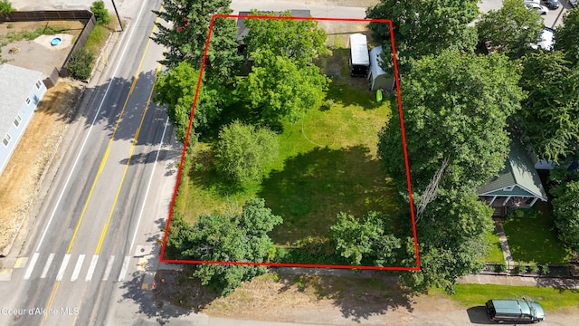 32271 N 5th Ave, Spirit Lake, ID 83869 - aerial overview of property's location with property boundaries highlighted