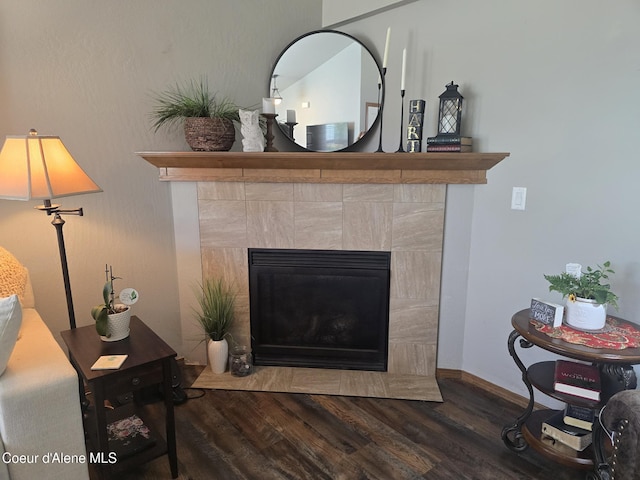 7812 W Kayak Ct, Rathdrum, ID 83858 - detailed view of wood finished floors and a fireplace