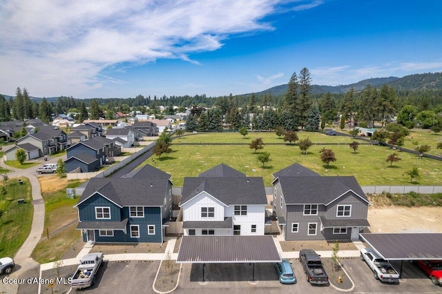 8 Potlatch Loop, Priest River, ID 83856 - aerial view of residential area with a mountainous background