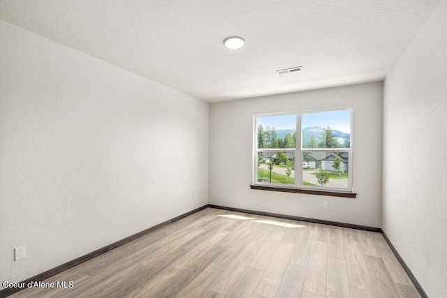 8 Potlatch Loop, Priest River, ID 83856 - spare room with light wood-style floors and a textured ceiling