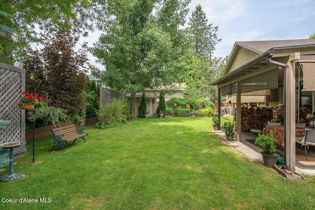 2372 E Thomas Hill Dr, Coeur Dalene, ID 83815 - fenced backyard featuring a storage shed