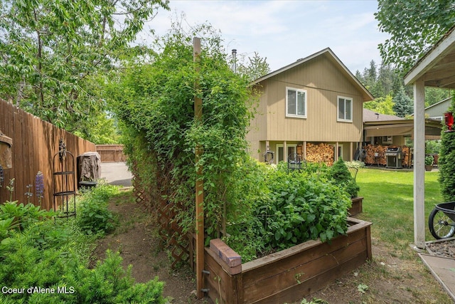 2372 E Thomas Hill Dr, Coeur Dalene, ID 83815 - view of yard with a garden