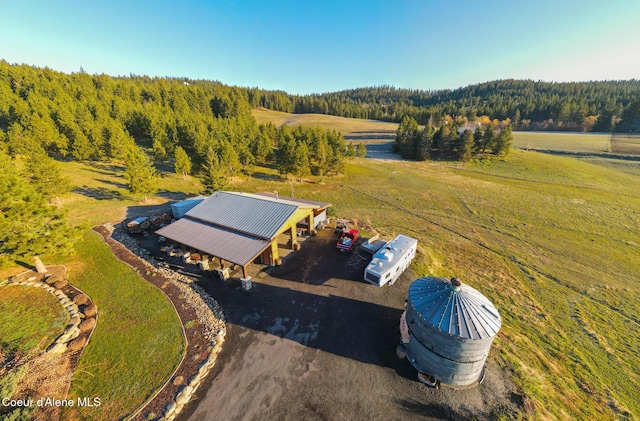 5841 W Clemetson Rd, Coeur Dalene, ID 83814 - aerial view of sparsely populated area with a forest