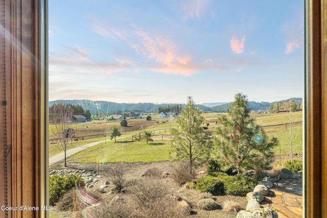 5841 W Clemetson Rd, Coeur Dalene, ID 83814 - view of yard with a rural view and a mountain view