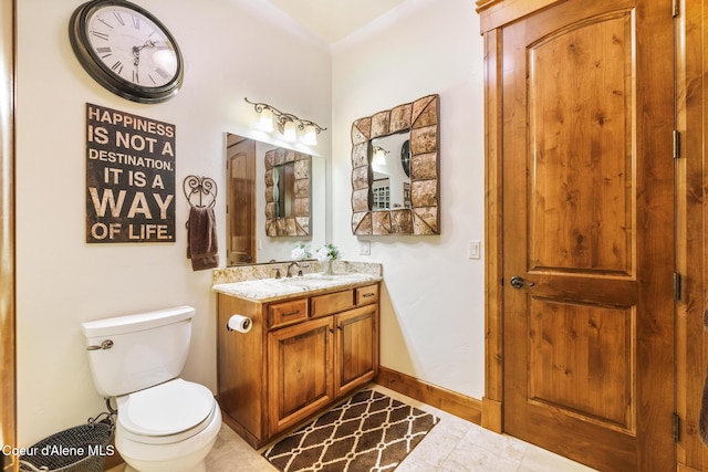 5841 W Clemetson Rd, Coeur Dalene, ID 83814 - bathroom featuring vanity and tile patterned floors