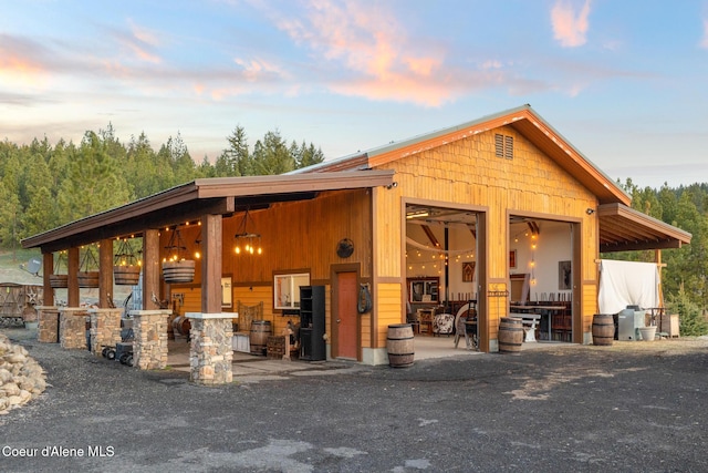 5841 W Clemetson Rd, Coeur Dalene, ID 83814 - view of horse barn