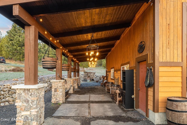 5841 W Clemetson Rd, Coeur Dalene, ID 83814 - view of patio with an exterior structure