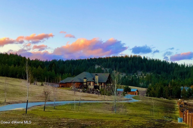 5841 W Clemetson Rd, Coeur Dalene, ID 83814 - view of yard featuring a wooded view