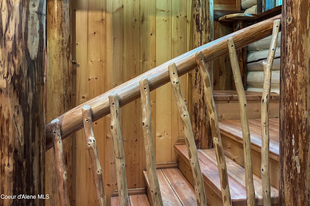 1283 N Wrenco Rd, Sandpoint, ID 83864 - stairway with a sauna and wood finished floors