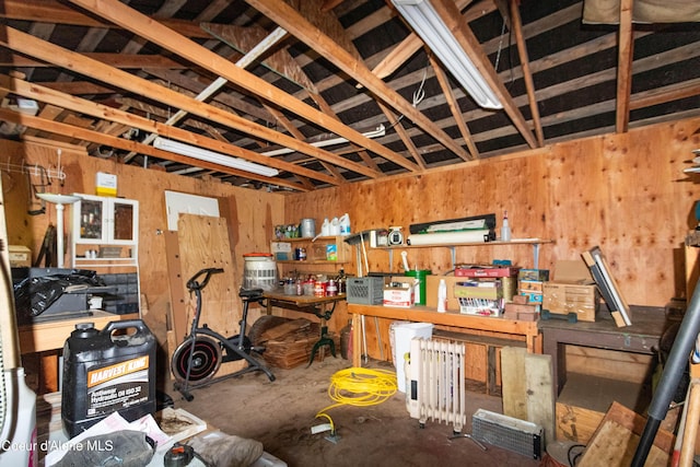 1283 N Wrenco Rd, Sandpoint, ID 83864 - misc room featuring a workshop area and concrete flooring