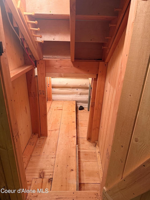 1283 N Wrenco Rd, Sandpoint, ID 83864 - corridor featuring wood walls