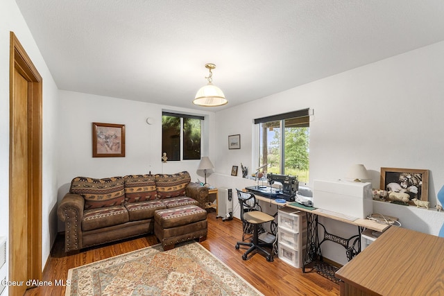 7605 W Sanders Rd, Coeur Dalene, ID 83814 - office area with wood finished floors