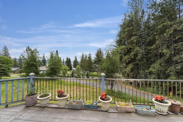 7605 W Sanders Rd, Coeur Dalene, ID 83814 - view of deck