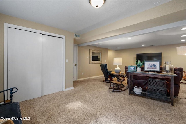 12321 N Sherwood Ct, Hayden, ID 83835 - office area with carpet and recessed lighting