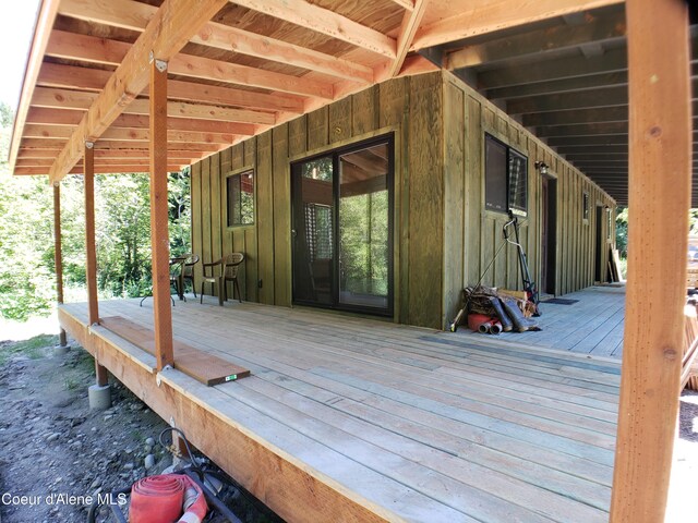 1007 Ruby Creek Rd, Naples, ID 83847 - view of deck