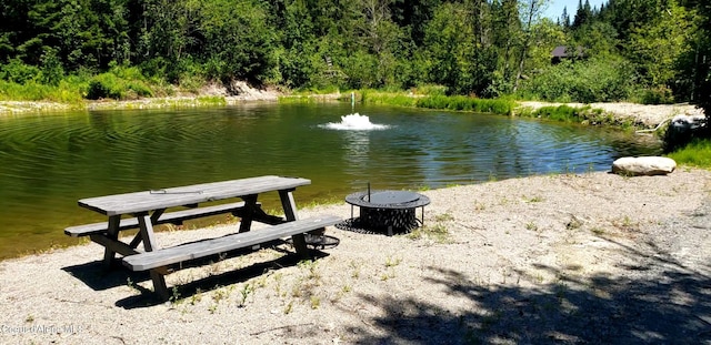 1007 Ruby Creek Rd, Naples, ID 83847 - water view with a forest