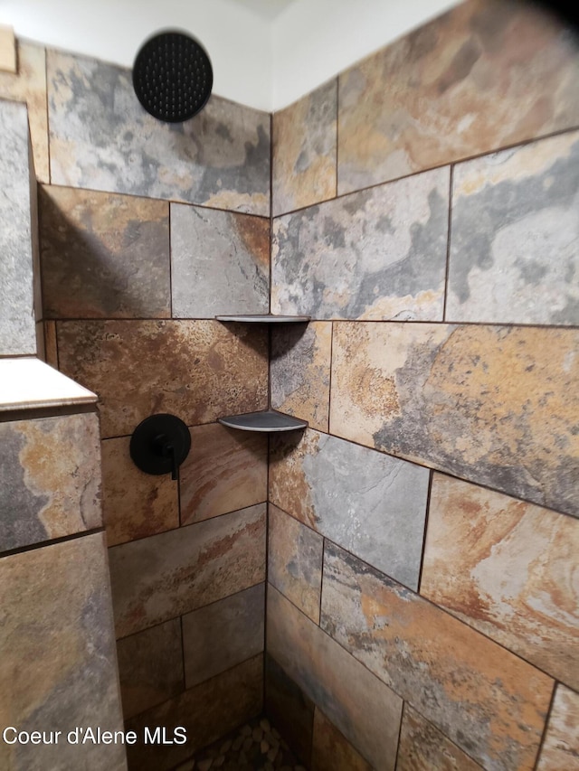 1007 Ruby Creek Rd, Naples, ID 83847 - bathroom view of a tile shower