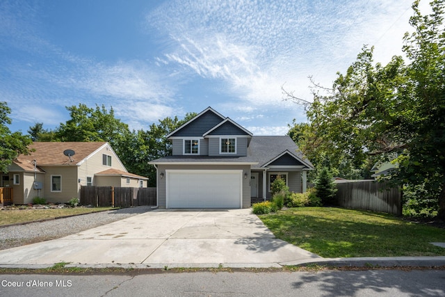 120 E Walnut Ave, Coeur Dalene, ID 83814 - view of front of home with concrete driveway and an attached garage