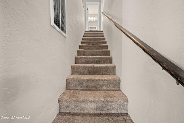 120 E Walnut Ave, Coeur Dalene, ID 83814 - stairway featuring a textured wall