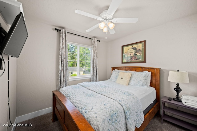 120 E Walnut Ave, Coeur Dalene, ID 83814 - bedroom featuring carpet flooring and ceiling fan
