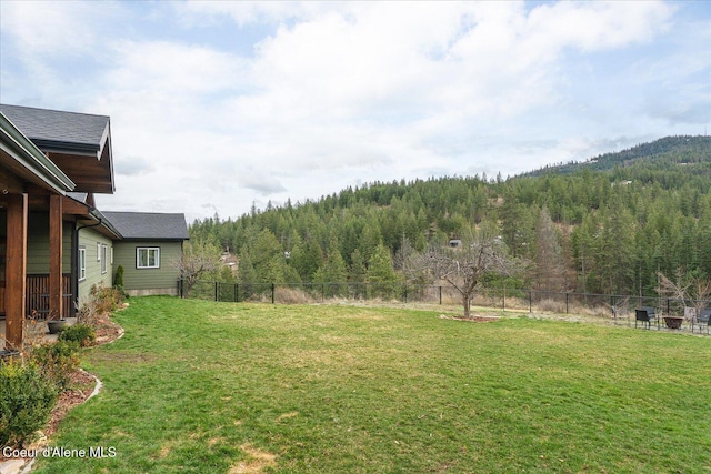 3772 S Schilling Loop, Post Falls, ID 83854 - view of yard featuring a forest view