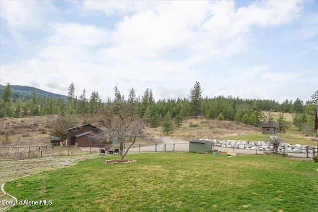 3772 S Schilling Loop, Post Falls, ID 83854 - view of yard featuring a mountain view