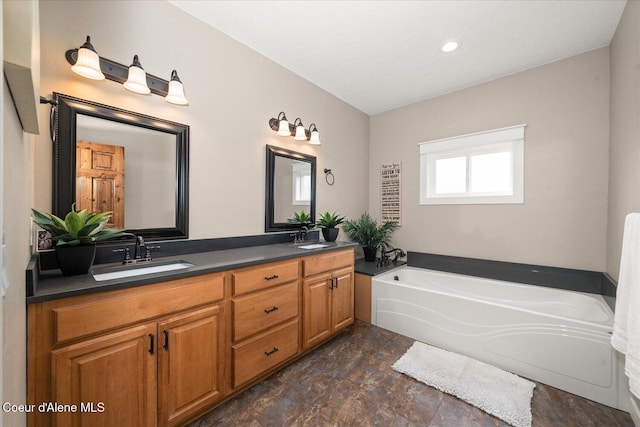 3772 S Schilling Loop, Post Falls, ID 83854 - full bath with double vanity and a bath