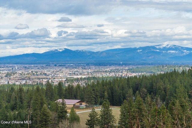 3772 S Schilling Loop, Post Falls, ID 83854 - view of mountain backdrop with a heavily wooded area