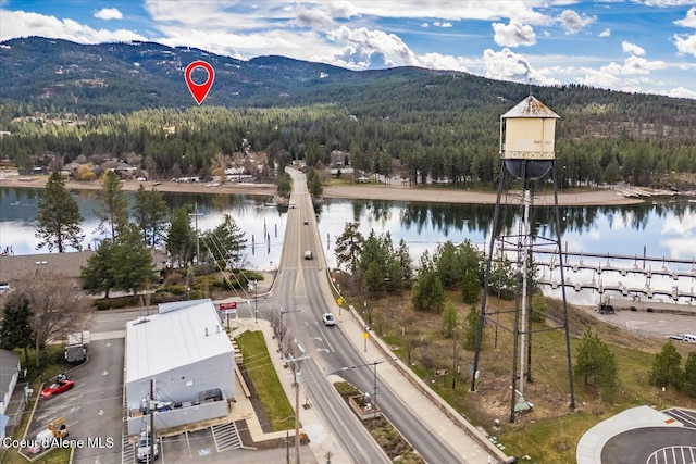 3772 S Schilling Loop, Post Falls, ID 83854 - bird's eye view of a water and mountain view