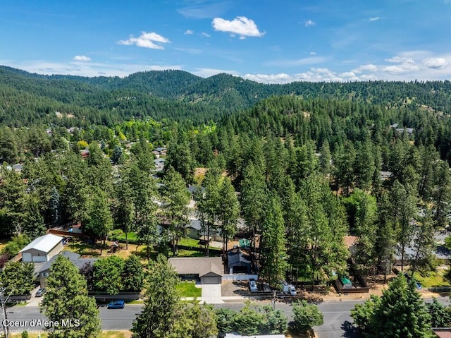 3420 N 19th St, Coeur Dalene, ID 83815 - drone / aerial view of a forest and mountains
