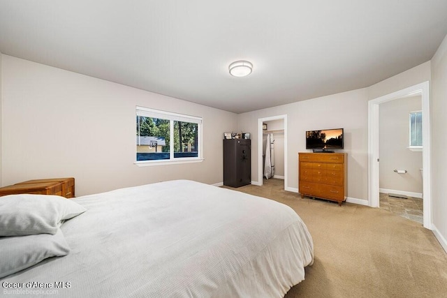 3420 N 19th St, Coeur Dalene, ID 83815 - bedroom featuring light colored carpet, a spacious closet, and a closet